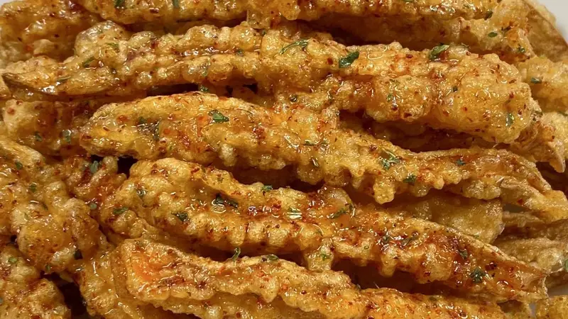 椒盐杏鲍菇:一口酥脆,吃出满屋生香