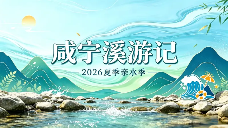 咸宁2026亲水季启动 关掉空调带娃进山玩
