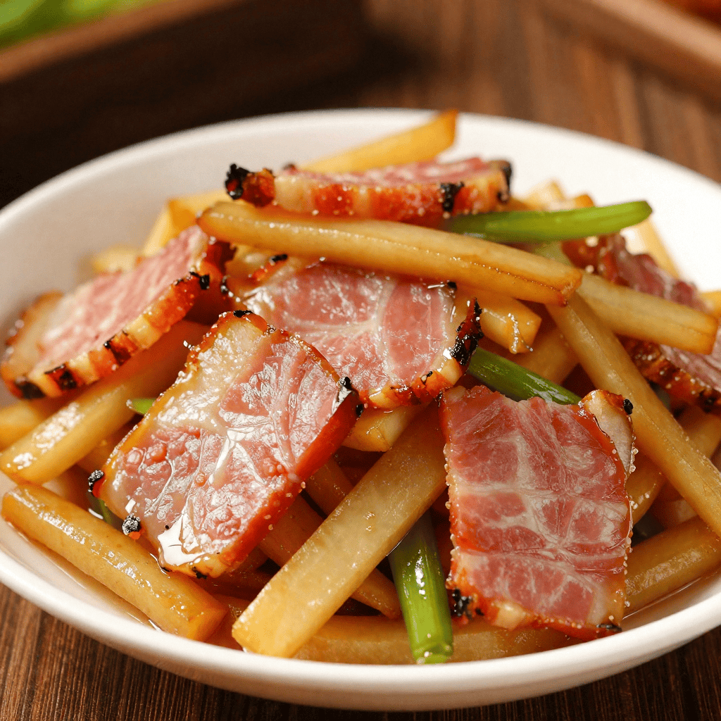 腊肉炒萝卜干：藏在烟火里的 “朴素珍味”，一口回到小时候