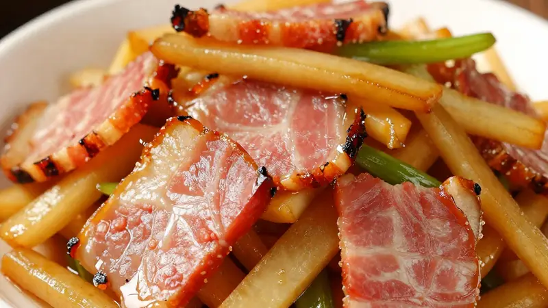腊肉炒萝卜干：藏在烟火里的 “朴素珍味”，一口回到小时候