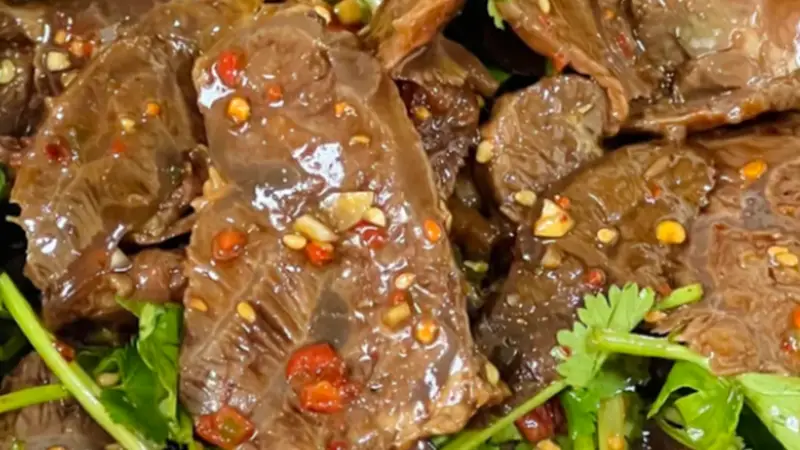 牛肉这样拌才够味，家常葱拌牛肉做法