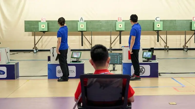 国际射联全项世界杯:中国队包揽首日两金