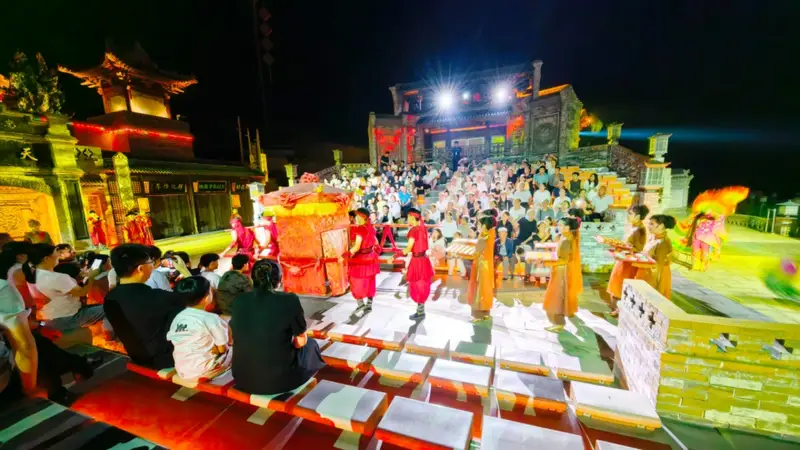 夜游黄河古镇 邂逅千年风华|临县碛口麒麟山庄《如梦碛口》实景演出点亮黄河文旅夜空