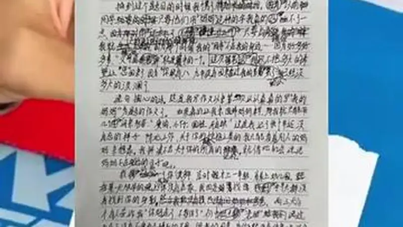 博主请"精神小伙"写作文,一篇《致我十年未见的妈妈》看哭全网