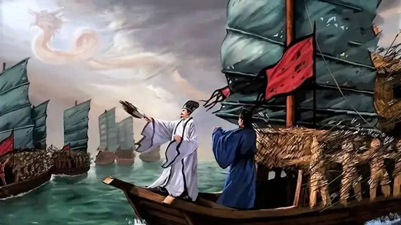 诸葛亮草船借箭的故事中，为何曹操不使用火箭攻击？
