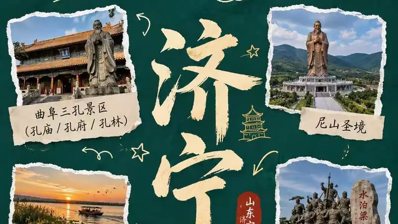 济宁儒风三日游!孔孟故里暑期研学避暑攻略