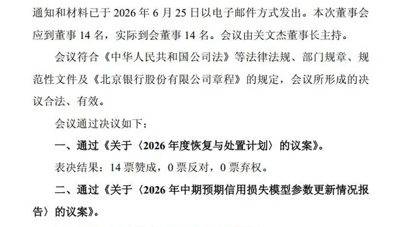 外收购内处置!时隔约一年半、北京银行整合村行现新动作