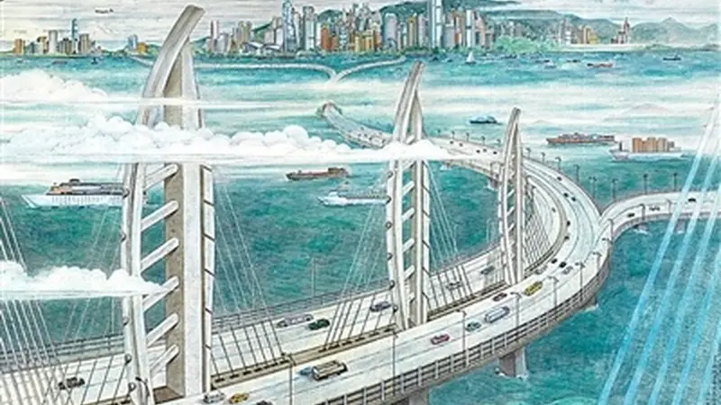 龙腾粤港澳 图绘湾区魂(读画)