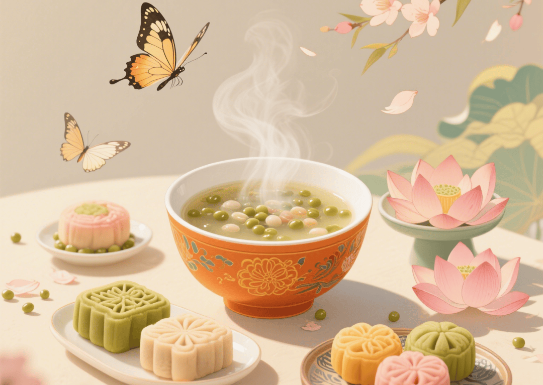 夏饮绿豆汤｜清暑润燥，食养有方
