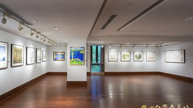 徐汇区政协书画联展开幕,画里有我们共同经历的时代