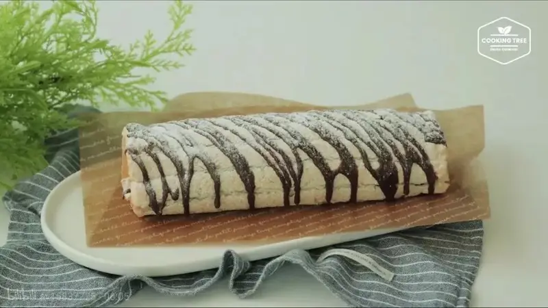 巧克力香蕉毛巾卷，混搭口感