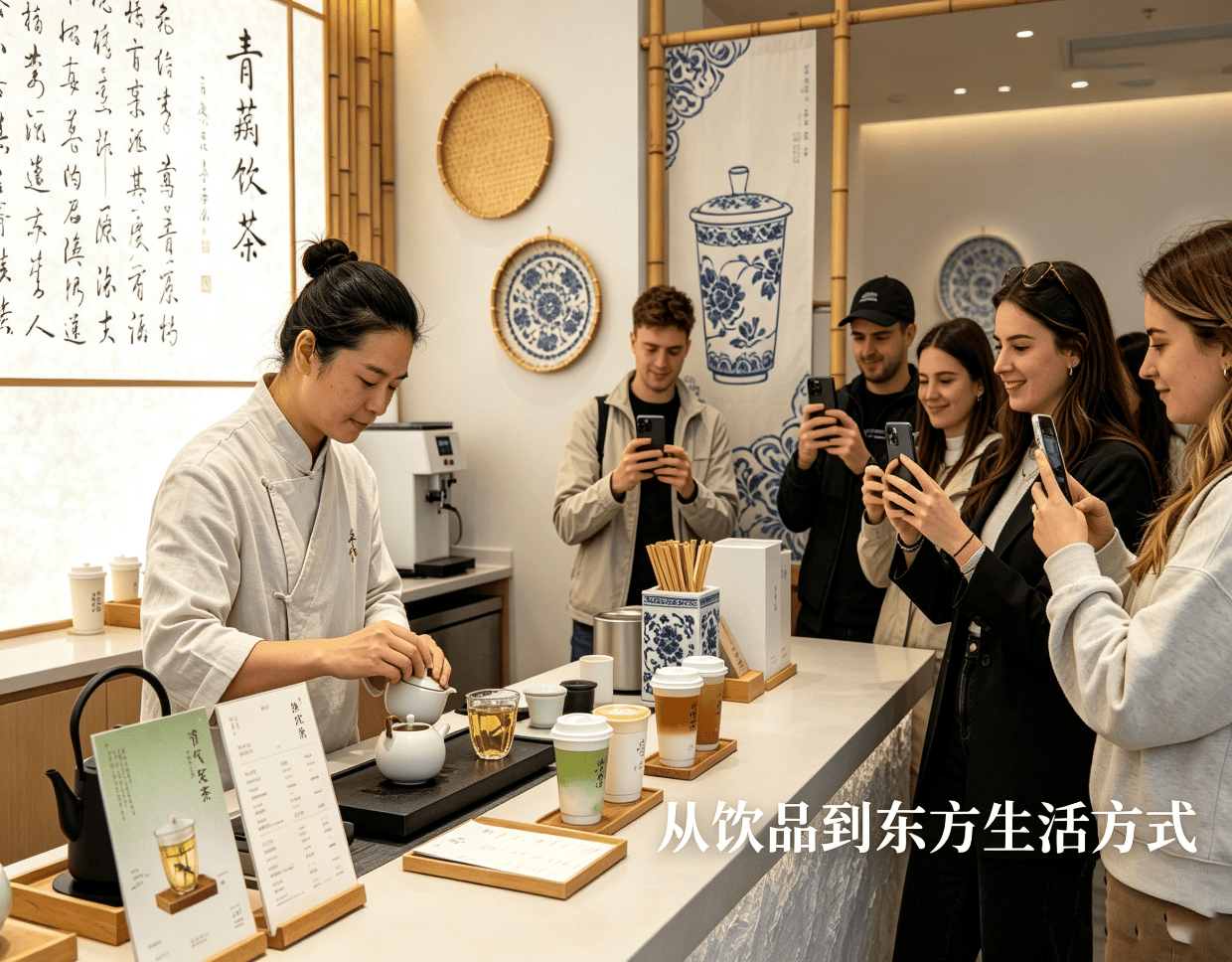 新茶饮出海迈入文化叙事时代，中式茶特调成为东方美学全球载体