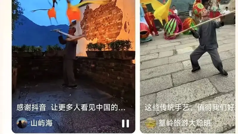 【“浪”漫上饶 清凉一夏】篁岭仙鹤舞破2亿播放！夏夜流光古村美出圈