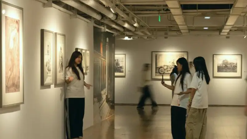 央美百年素描精品展登陆长沙 全景呈现中国造型艺术教育脉络