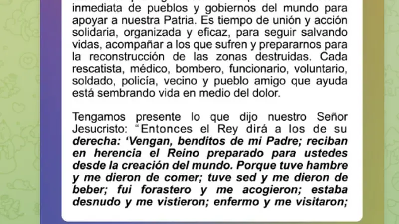 马杜罗再发文,就委内瑞拉地震重建援助表达慰问与感谢,帖文落款为6月28日于纽约