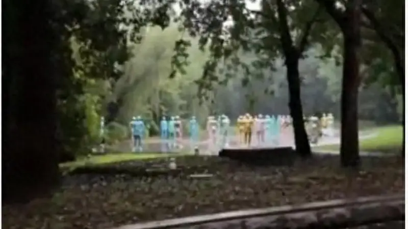 上海一景区矗立48个人形玻璃雕像，游客称有点吓人，景区回应