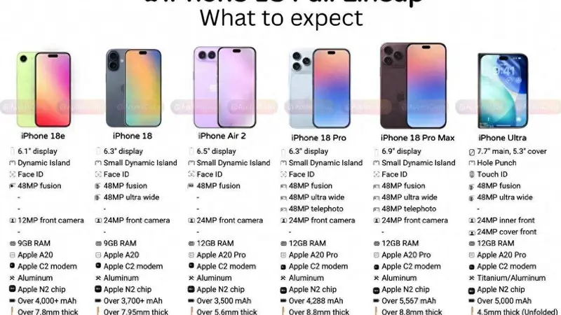 苹果机海战术曝光:6款iPhone新机齐发,全面抢占中端市场