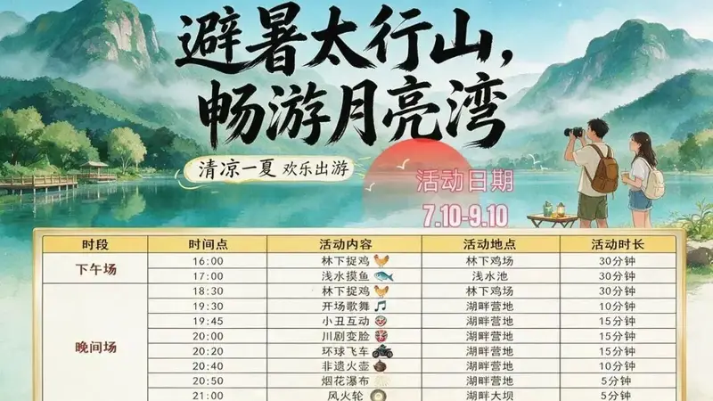 湖畔田园撞上星光盛宴 月亮湾星光秘境启幕!