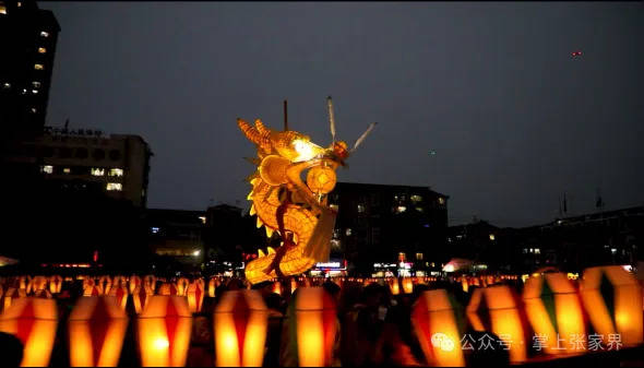 大庸古城澧水夜游邂逅慈利板板龙灯的千年浪漫