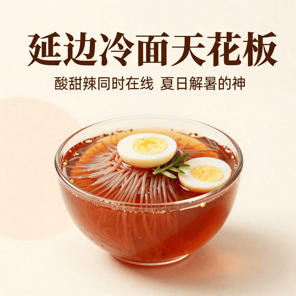 延边冷面天花板：酸甜辣同时在线，夏日解暑的神！