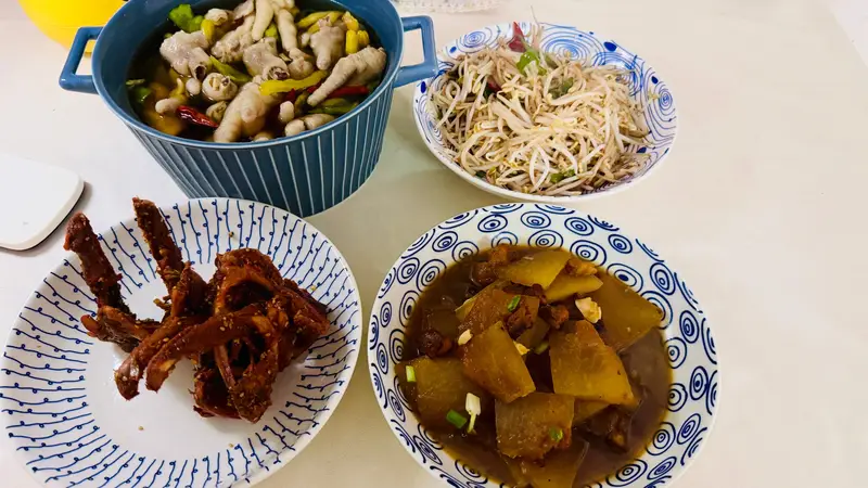 暑假在家,自己买菜做饭,热点但实惠