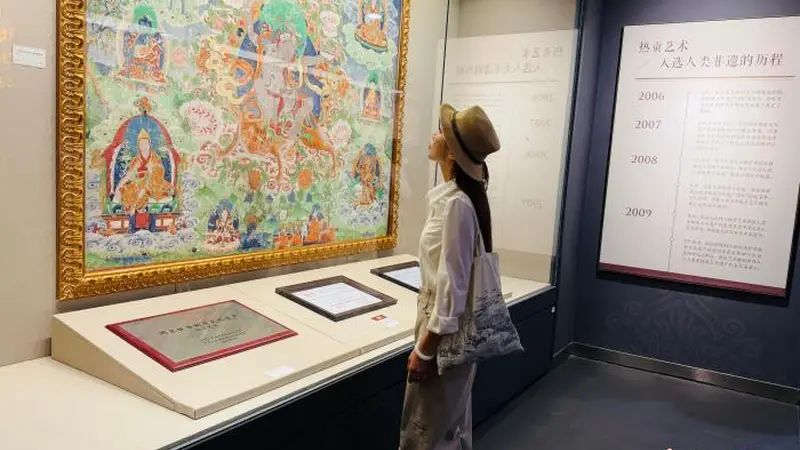 千年热贡唐卡绘就高原藏乡共富画卷