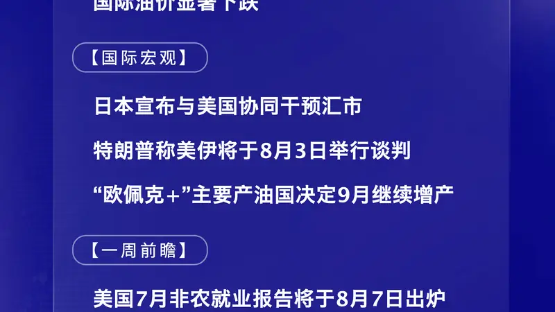 8月3日国际晨讯|日本宣布与美国协同干预汇市 特朗普称美伊将于8月3日举行谈判