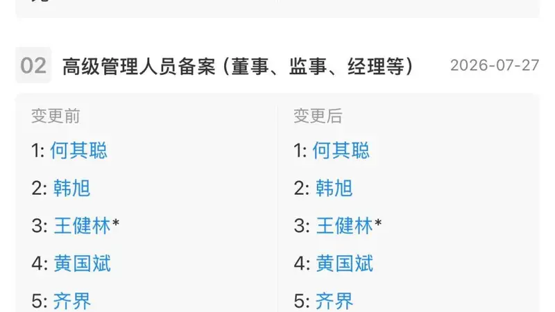 三度卸任!王思聪与万达系持续切割:卸任万达产投董事