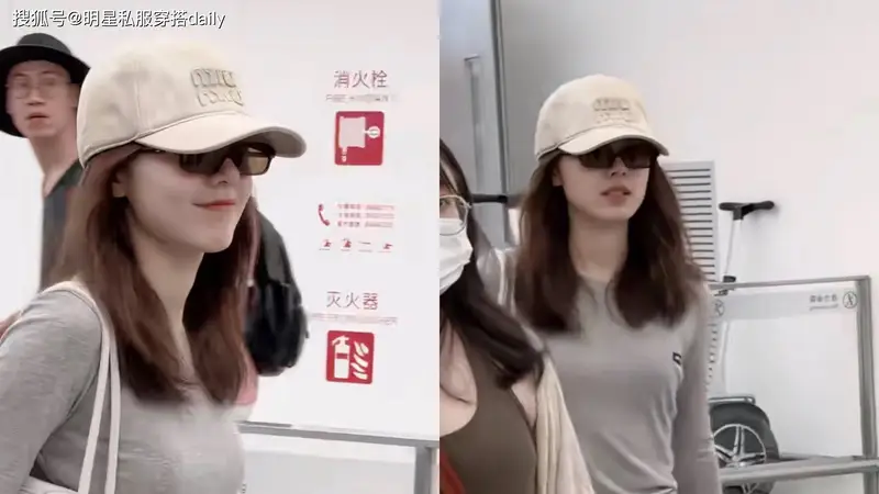 赵今麦“新造型”美翻天！浅灰上衣搭复古红波点裙，复古温柔又少女