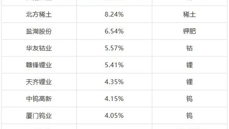 稀有金属——布局新能源时代与算力时代的“石油”