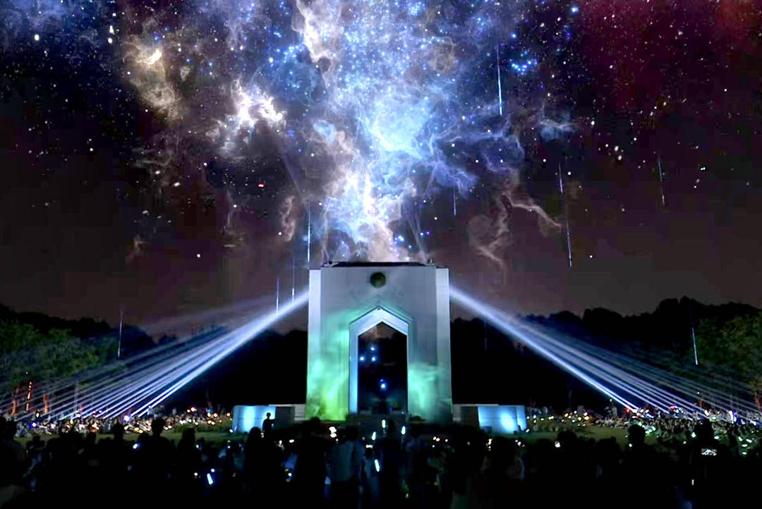 视频｜抬头见星河！12908颗“星”点亮东大夜空