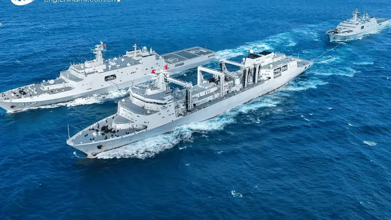 美媒紧盯中国新一代6万吨级补给舰,称其速度令美国绝望
