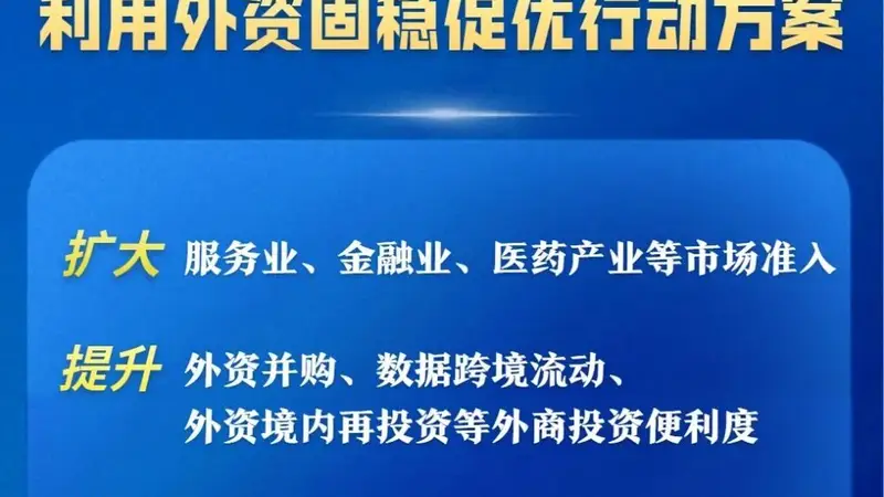 商务部等部门最新发布！15条举措推动利用外资固稳促优