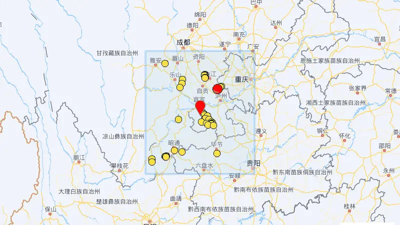 凌晨，四川宜宾市突发5.5级地震