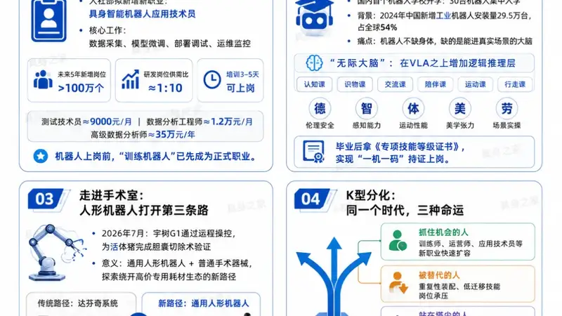 国家认证！机器人正在派发100万个「新饭碗」