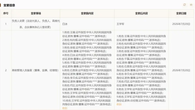 济南文旅集团完成高层人事调整 王学军接任法定代表人