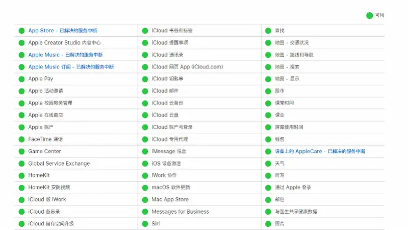 苹果App Store等多项服务故障!称系例行维护已恢复